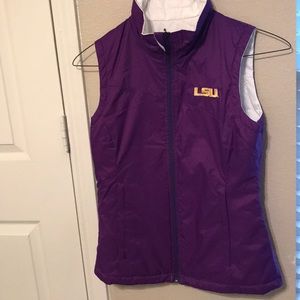 NWOT Women’s LSU Columbia vest - small